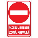 Accesul interzis zona privata